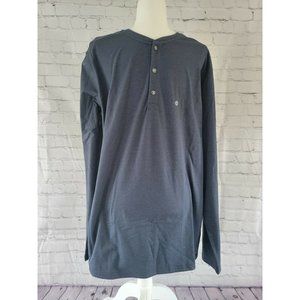 Eddie Bauer Men's Eco-Conscious Seawool Henley Sz XLT Made from Oyster Shell